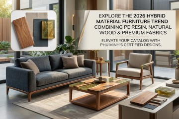 Beyond Monotony: How the 2026 Hybrid Material Trend of PE Resin, Wood, and Premium Fabrics is Redefining High-End Furniture Sourcing